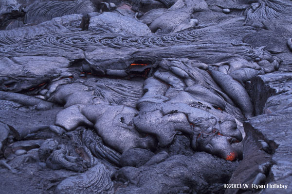 Flowing Lava at Kilheau Iki