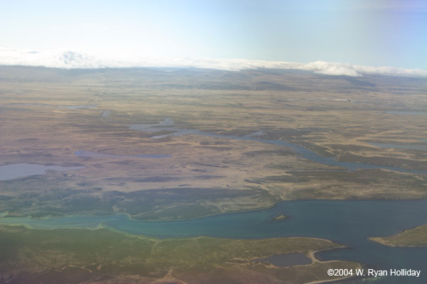 Falklands from Airplane