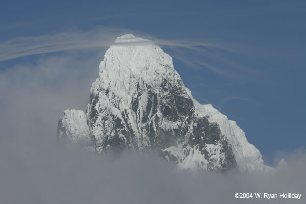 Mountain in Clouds