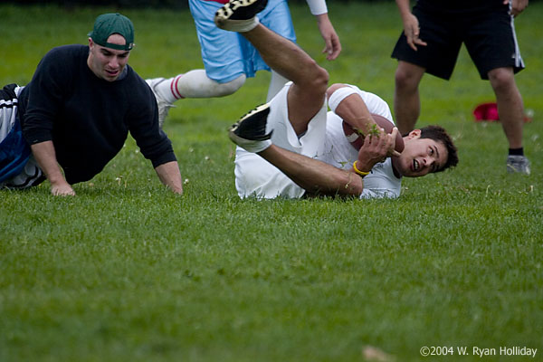 Aaron Tackling Nick