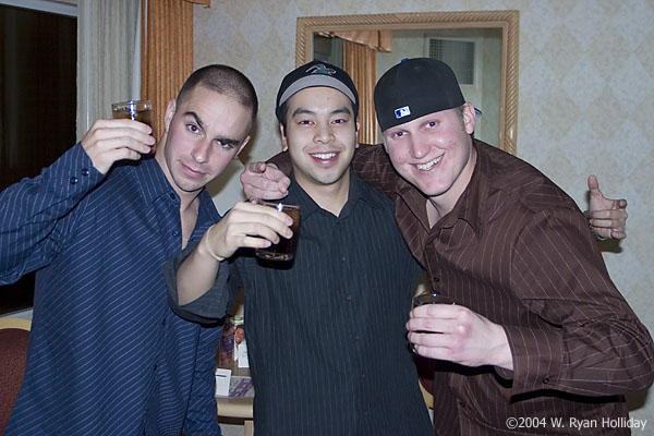 Aaron, Chi and Kev