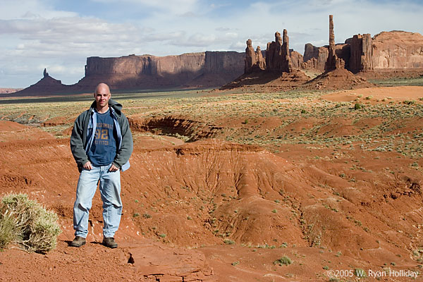 Self-Portrait in Monument Valley