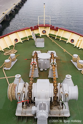 Deck of the M/V Polar Star