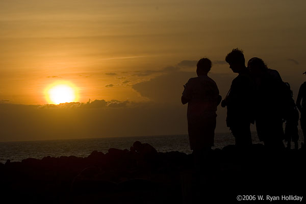 Passengers at Sunset