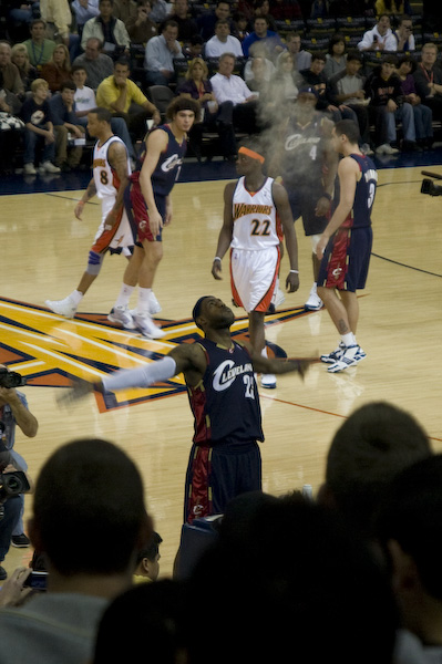 Lebron James, Cavs vs. Warriors