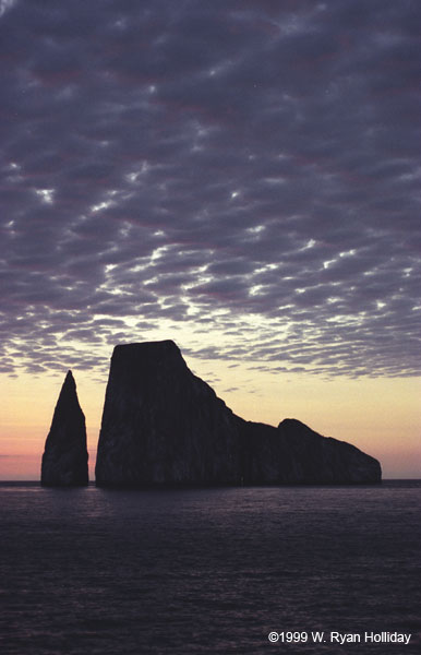 Kicker Rock at Sunset