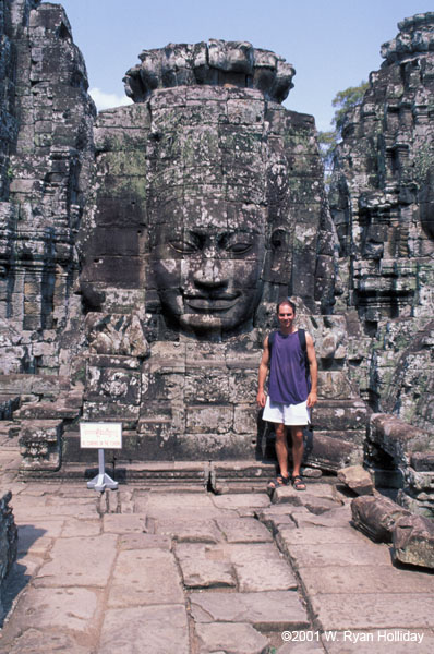 Self-Portrait at Bayon