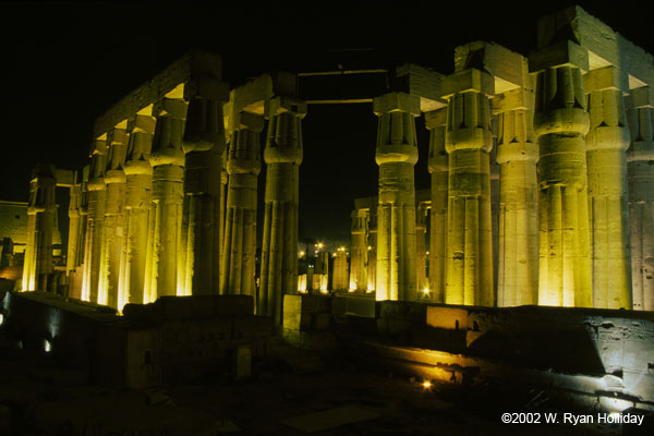 Luxor Temple at Night