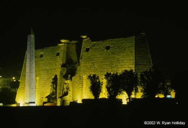 Luxor Temple at Night