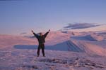 Sunset, Me and the Richardson Mountains