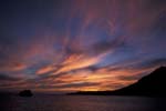 Sunrise near Bartolome Island