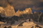 Mt. Fitz Roy Detail at Sunrise