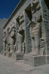 Statues in the Temple of Ramses III