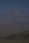 Pyramids at Sunrise from Desert