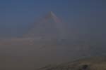 Pyramids at Sunrise from Desert